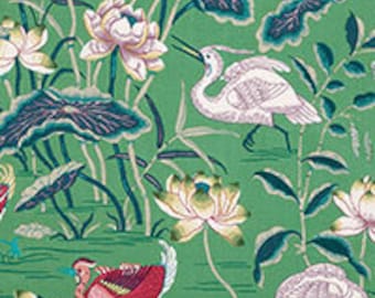 Schumacher Lotus Garden Fabric by the yard (other colors available)