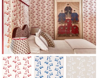 F. Schumacher Bleeding Hearts Fabric (other colors available)