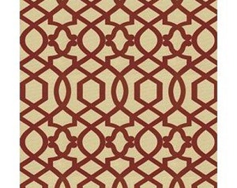 2.5 yards Iman Sultana Lattice Fabric Amarylis