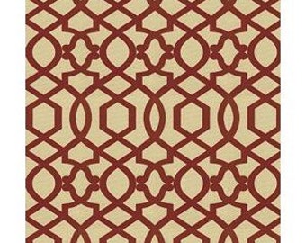 2.5 yards Iman Sultana Lattice Fabric Amarylis