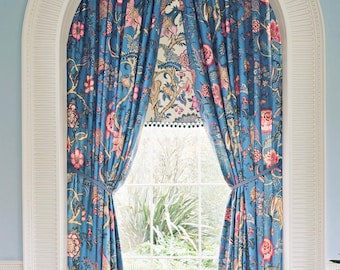 Custom Designer Seraphine Drapes: You pick the fabric and style - Lined