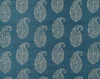 Peter Dunham Kashmir Paisley Grasscloth Wallpaper  (Packaged in 8 yd double rolls) (other colors available) FREE SHIPPING