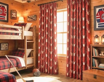 Custom Lee Jofa Antlers Drapes - Lined