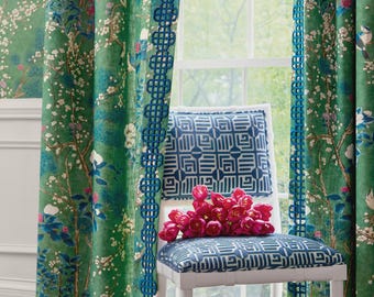 Custom Designer Katsura Drapes - Lined- Other colors available- Free Shipping