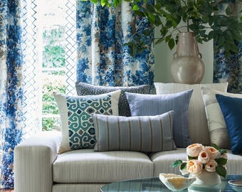 Designer Rutland Linen Drapes - Lined