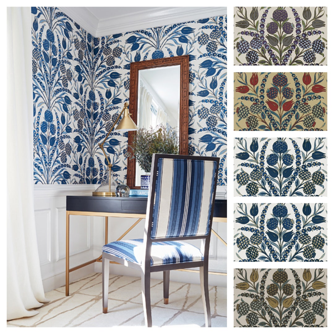 Thibaut Corneila Wallpaper packaged in Double Rolls other Etsy