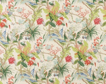 Custom Designer Tropical Drapes: You pick the fabric and style - Lined