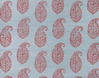 Peter Dunham Kashmir Paisley Grasscloth Wallpaper  (Packaged in 8 yd double rolls) (other colors available) FREE SHIPPING