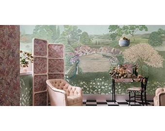 Lee Jofa Cole and Son Idyll Mural Wallpaper 7 panel set (other colors available)