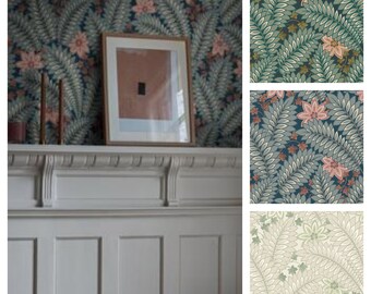 F. Schumacher Hidden Ivy Wallpaper (Packaged in double rolls)  (other colors available)