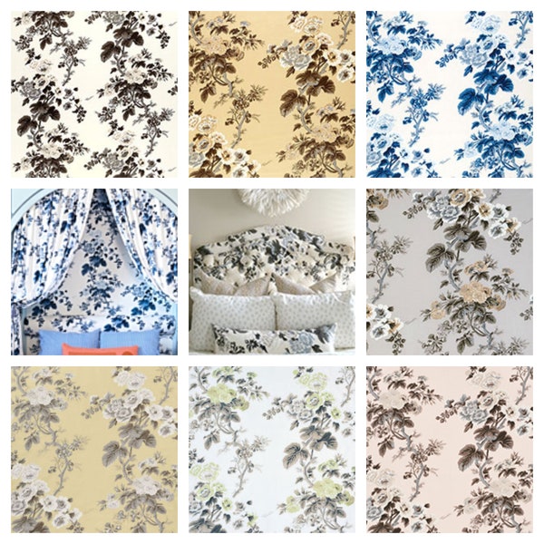 Schumacher Fabric by the Yard Etsy