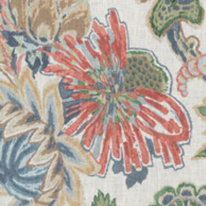 Designer Thibaut Floral Gala Fabric by the Yard other Colors Etsy