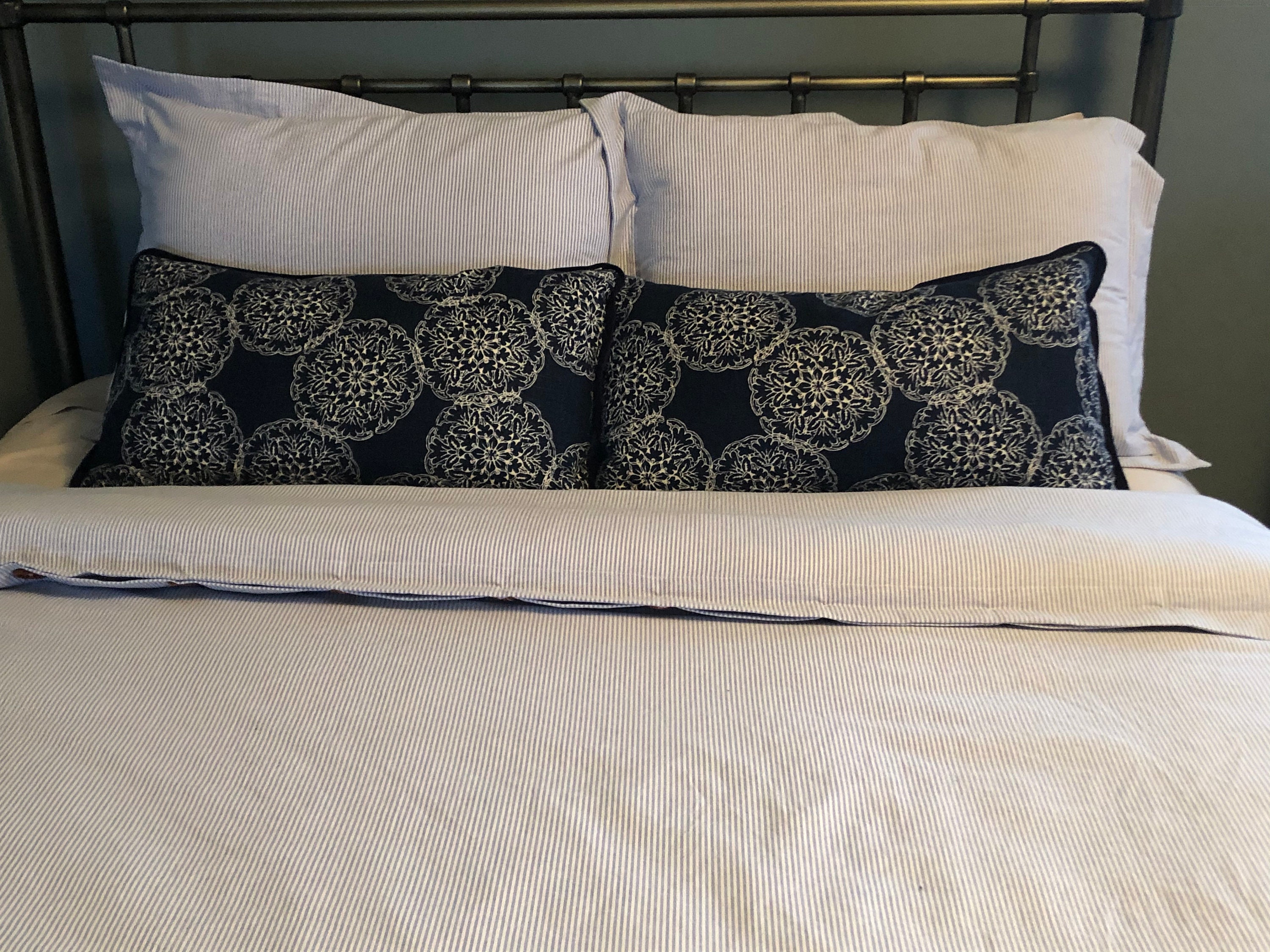 Oxford Cotton Duvet Cover and shams You pick the fabric