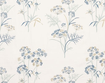 Custom Designer Angelica Embroidered Linen Drapes: You pick the fabric and style - Lined