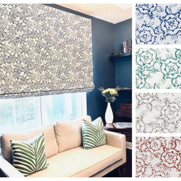 Roman Shade Custom Etsy