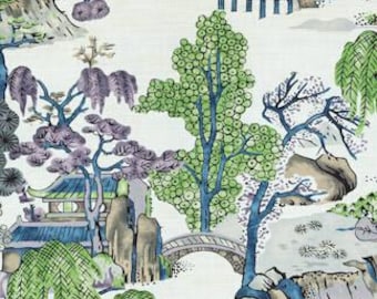 Designer Thibaut Asian Scenic Swatch