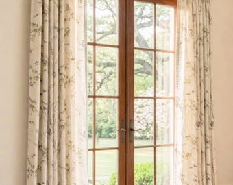 Custom Designer Virginia Drapes - Lined- Other colors available- Free Shipping