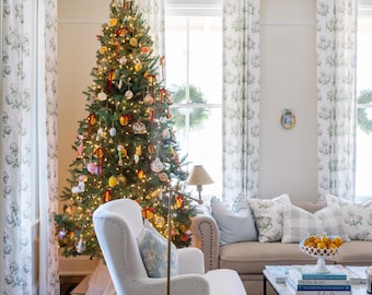 Custom Designer Bowood Union Drapes: You pick the fabric and style - Lined