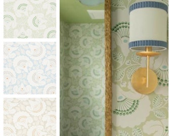 F. Schumacher Jackie Wallpaper (Packaged in double rolls) (other colors available)
