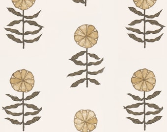 F. Schumacher Pretty Petals Wallpaper (Packaged in 9 yd rolls)  (other colors available)