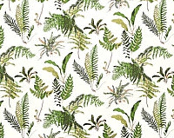 F. Schumacher Les Fougeres Wallpaper (Packaged in double rolls)  (other colors available)