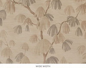 F. Schumacher Weeping Pine II Wallpaper (Packaged in double rolls)  (other colors available)
