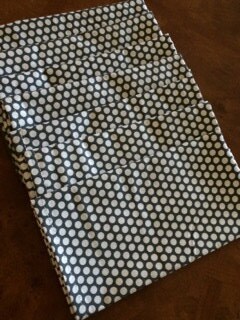 Mod Charcoal Dot Cloth Napkin Ready to Ship | Etsy