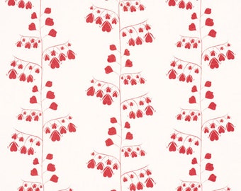 F. Schumacher Bleeding Hearts Fabric (other colors available)