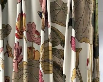 Designer Nympheus Linen Drapes - Lined