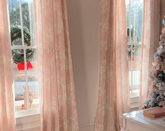 Custom Designer Claudette Drapes You pick the fabric and style - Lined