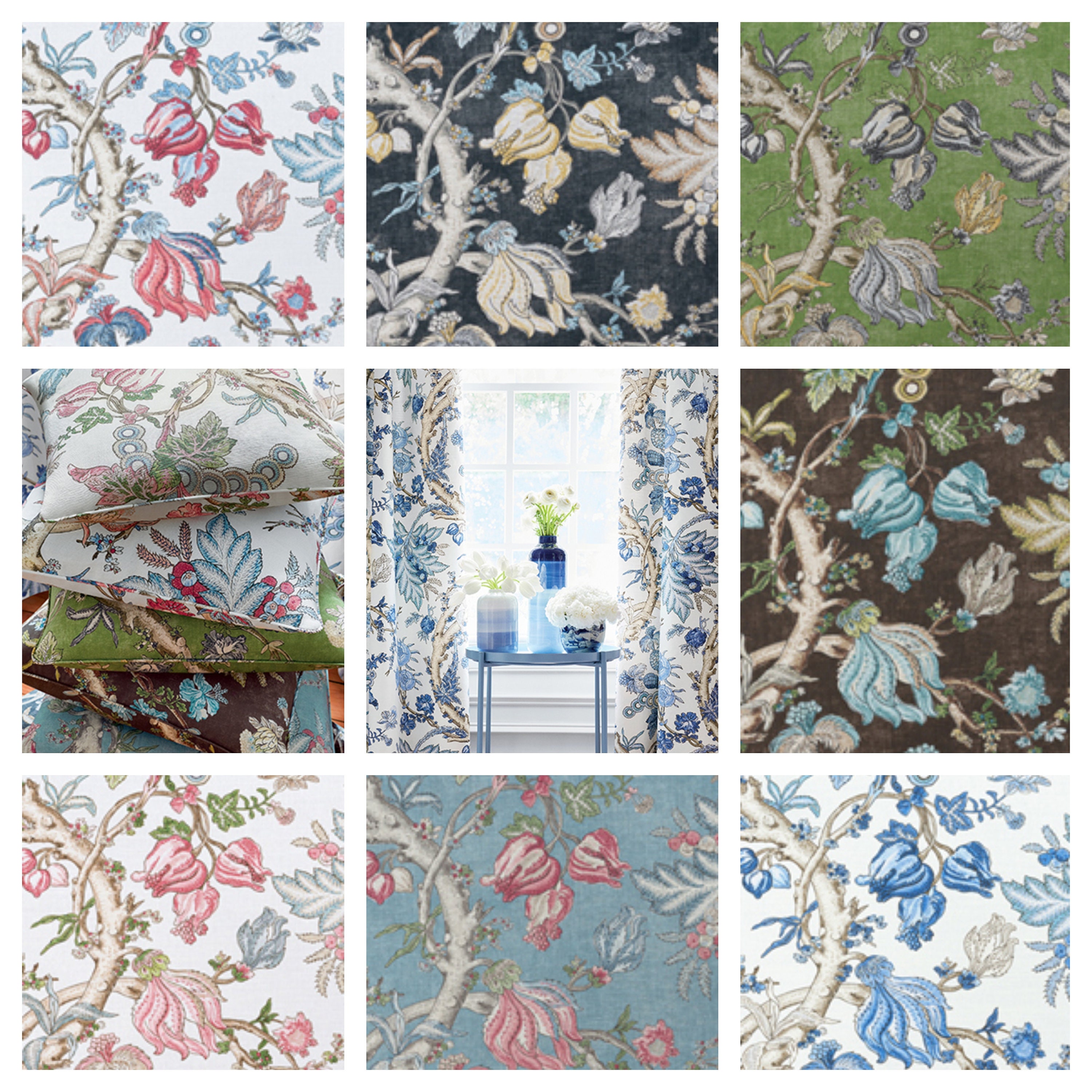 Thibaut Cornelia Navy Wallpaper 2 Double Rolls