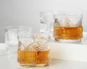 Benedict Lowball Tumbler Glasses - set of 4