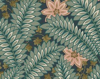 F. Schumacher Hidden Ivy Wallpaper (Packaged in double rolls)  (other colors available)