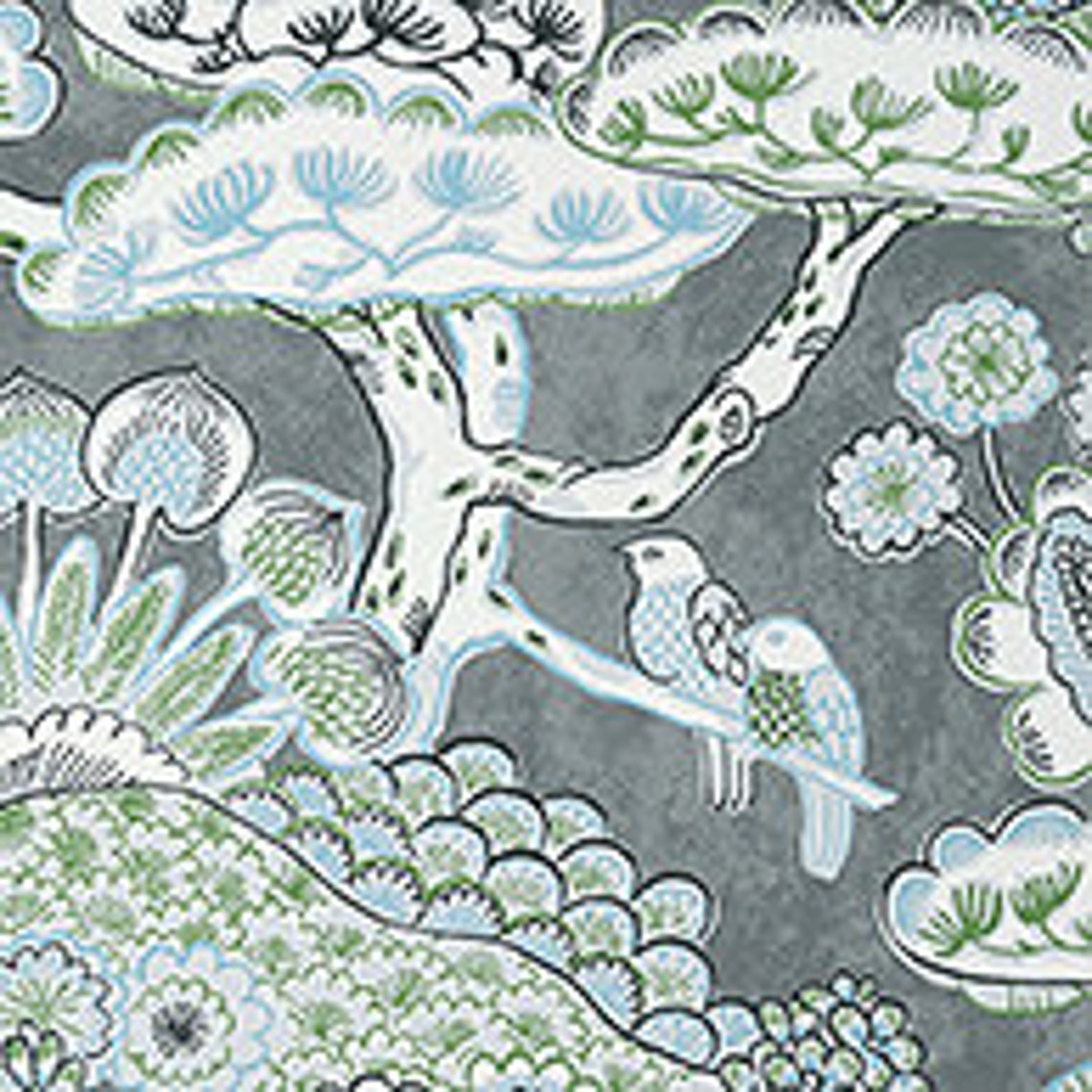 Thibaut Anna French Tree House Wallpaper packaged in Double Etsy