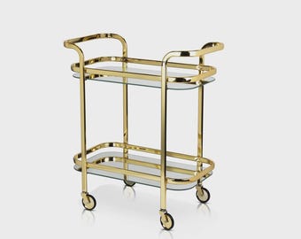 The Hampton's Rolling Bar Cart