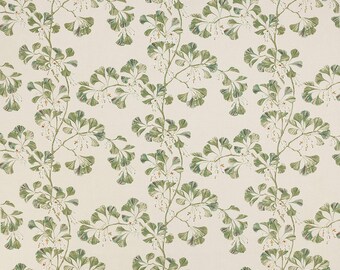 Linen Greenacre Leaves Fabric (other colors available) FREE SHIPPING