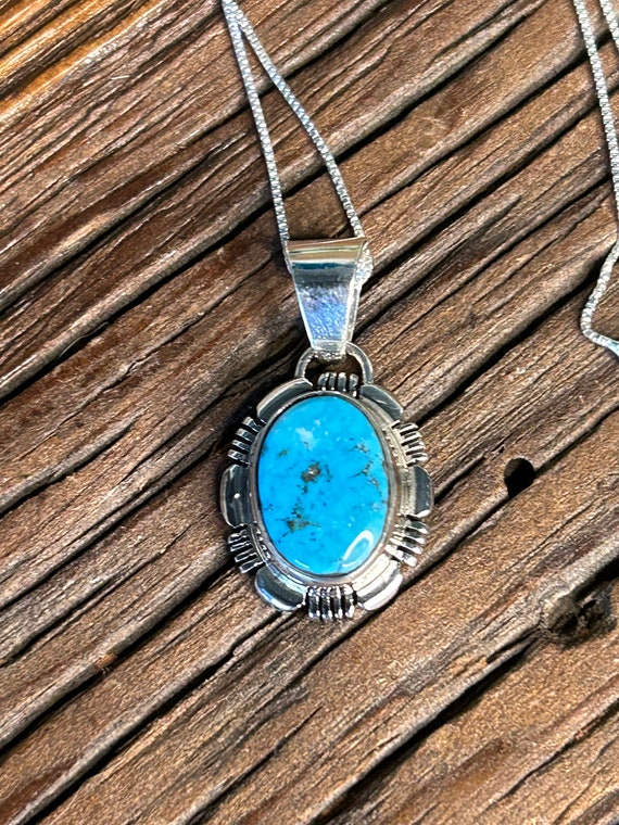 【即納】 Native Pendant Turquoise Silver Sterling Navajo American アクセサリー