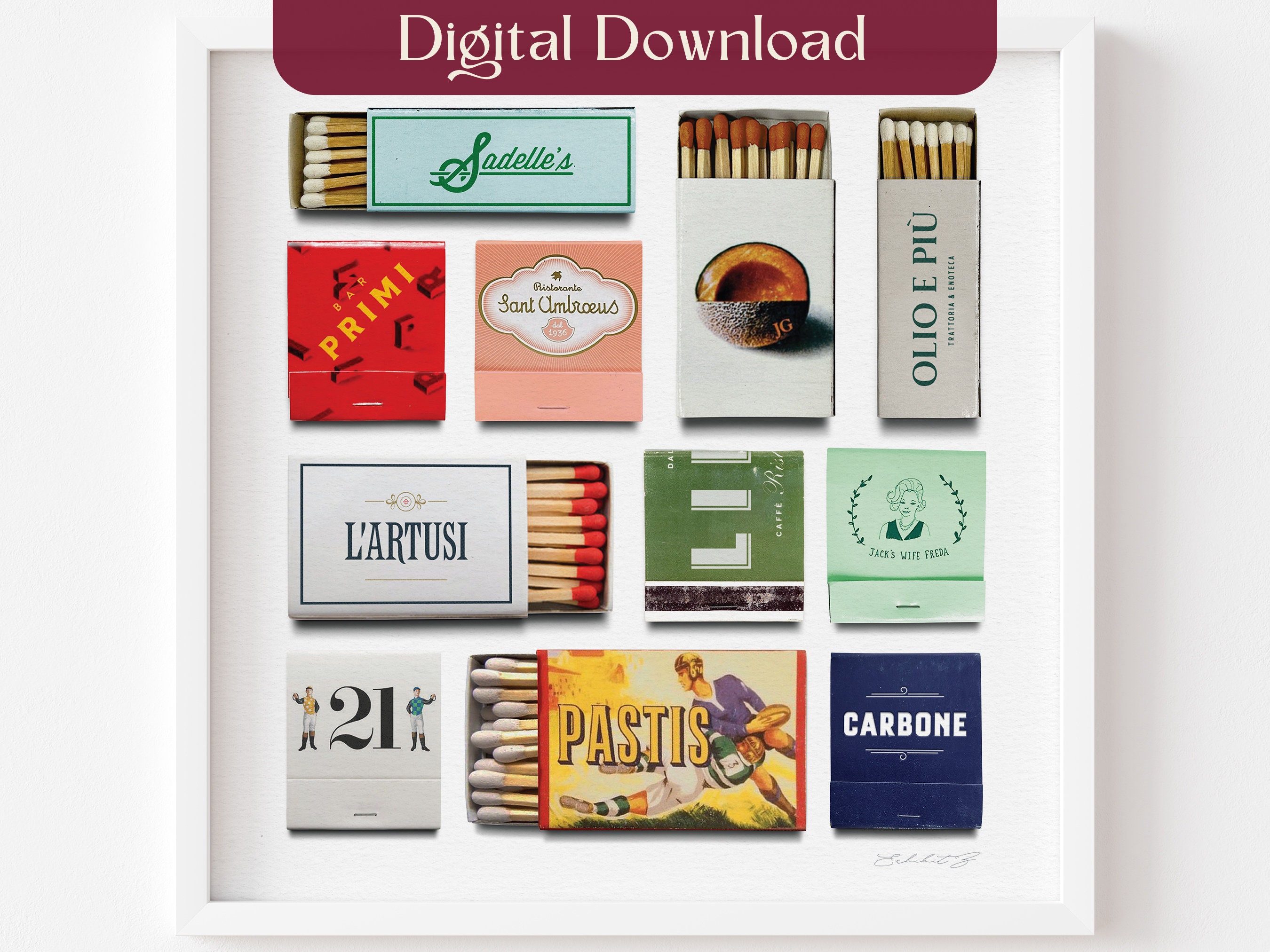 NYC Matchbox Fine Art Print, New York City Matches, Vintage NYC ...