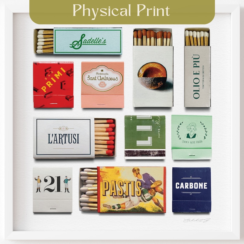Matchbox Print City - Etsy