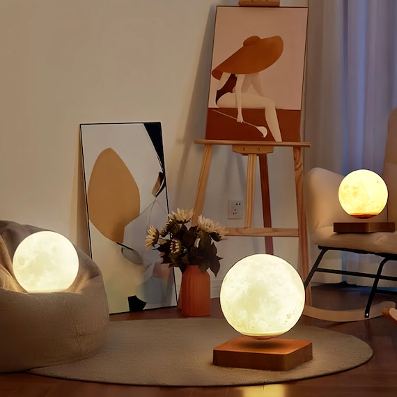 Moon Lamp,dimmable Magnetic Levitation Night Light ,floating