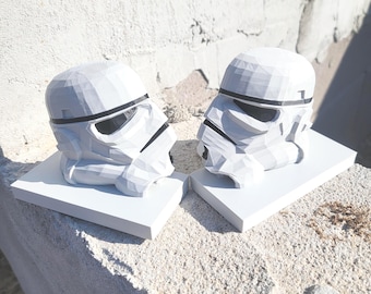 Star Wars Stormtrooper Helmet Bookends – Star Wars Fans Gift and Collectors | Books | Useful Gift