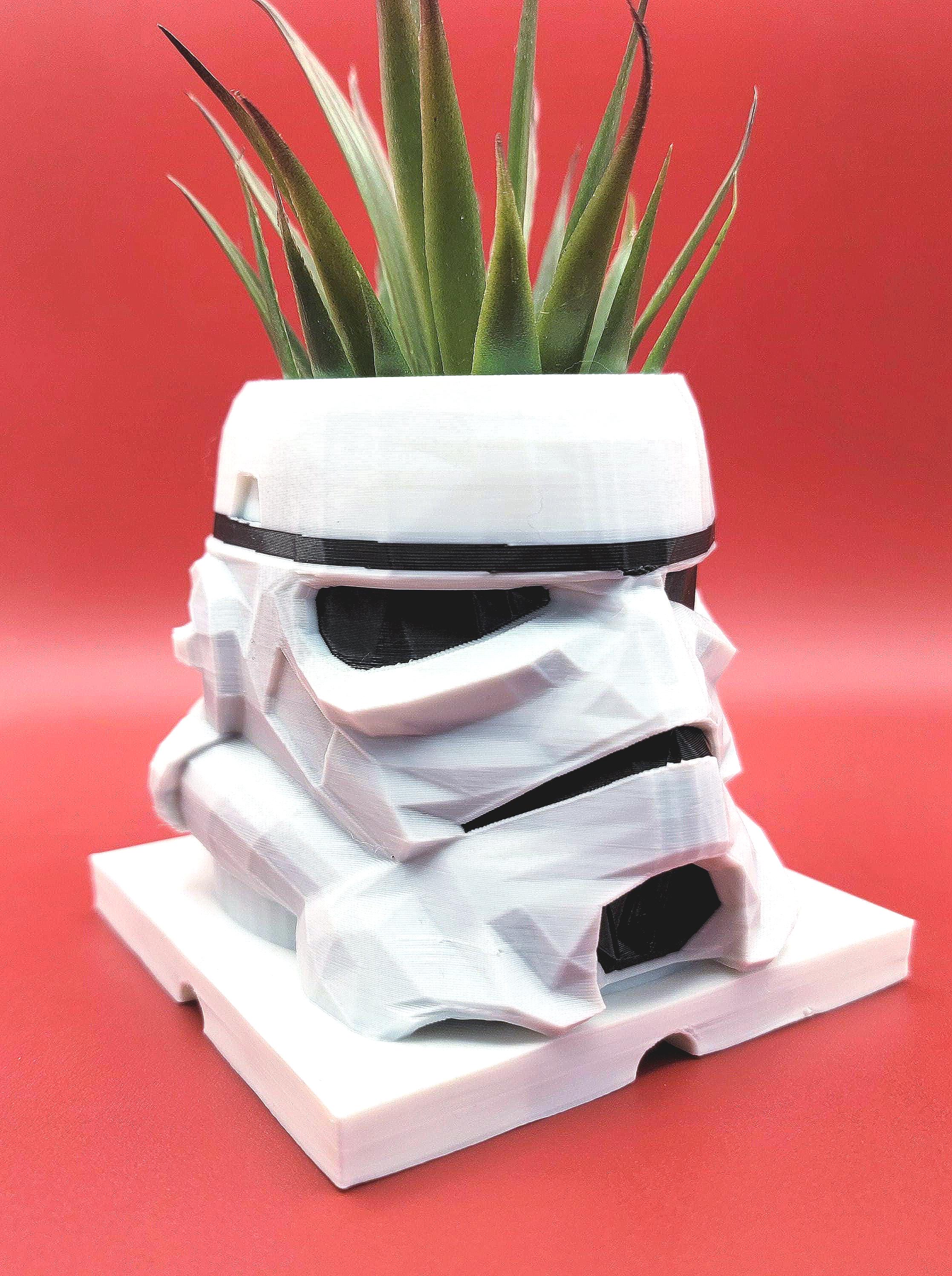 Ceramic Planter Star Wars Plant Pot Homebase Planter 3D Print