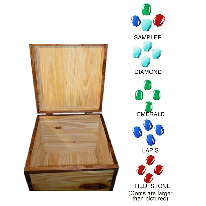 New Minecraft Inspired Trunk Solid Wood Furniture Etsy