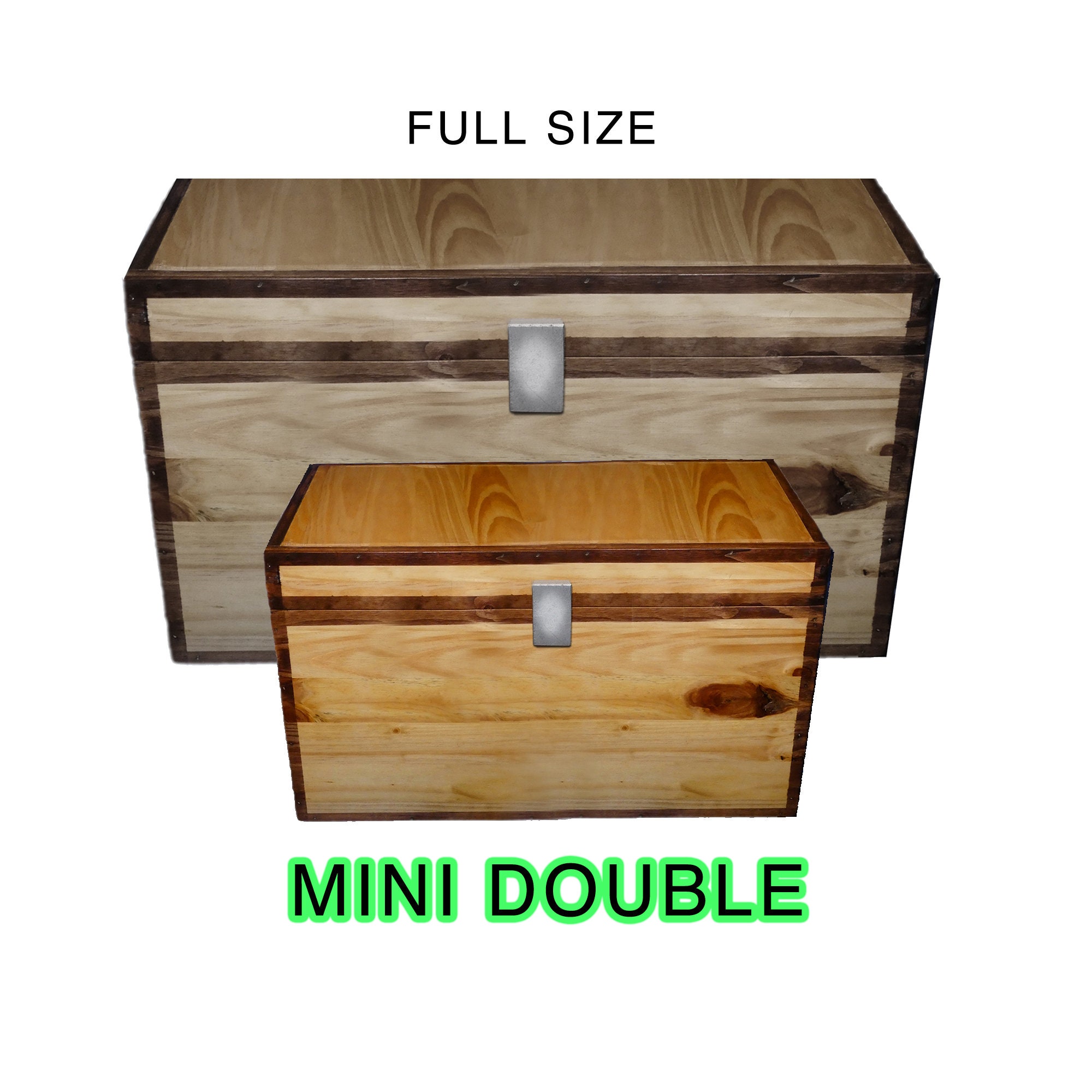 New Minecraft Inspired Trunk Solid Wood Furniture Etsy
