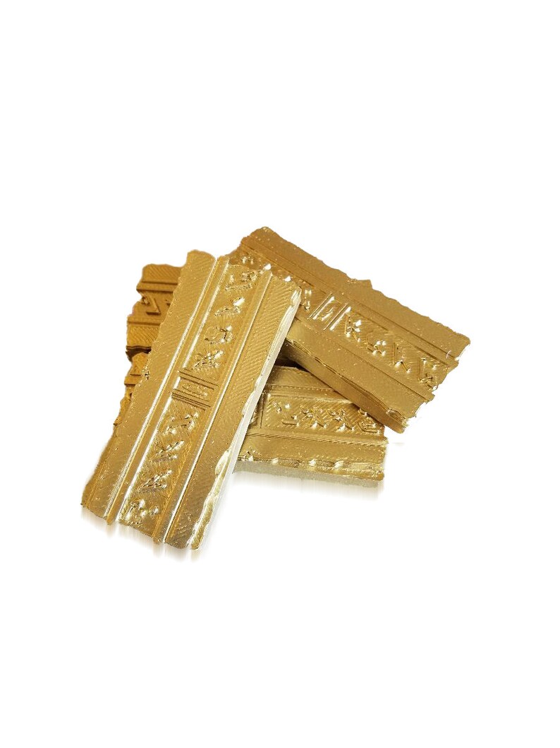Latinum Slips Strips Bars and Bricks_Gold Pressed Etsy