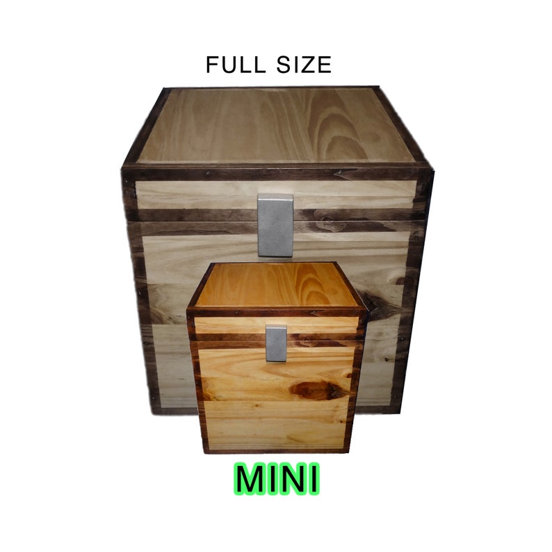 New Minecraft Inspired Trunk Solid Wood Furniture Etsy