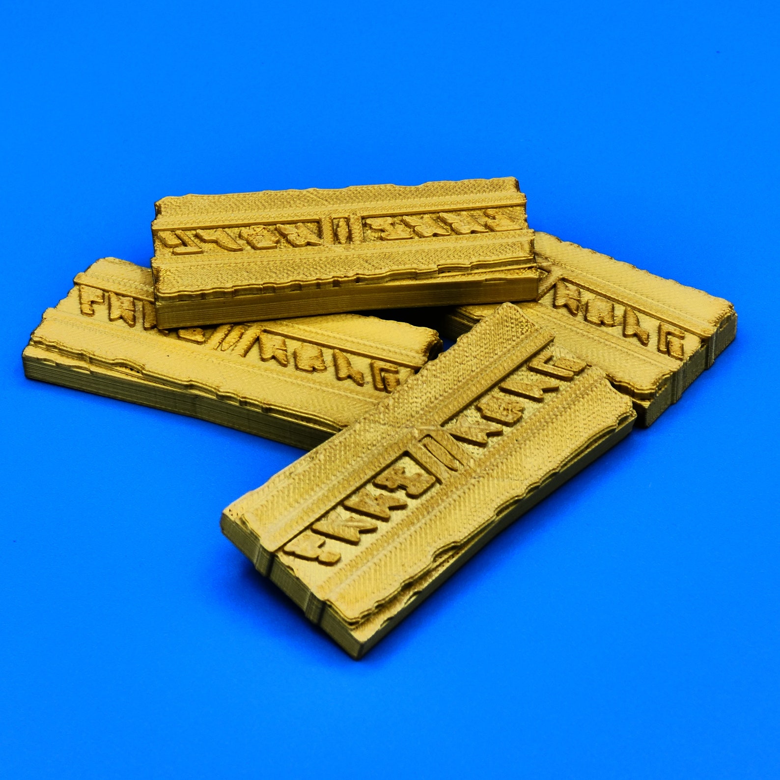 Latinum Slips Strips Bars and Bricks_gold Pressed Etsy UK