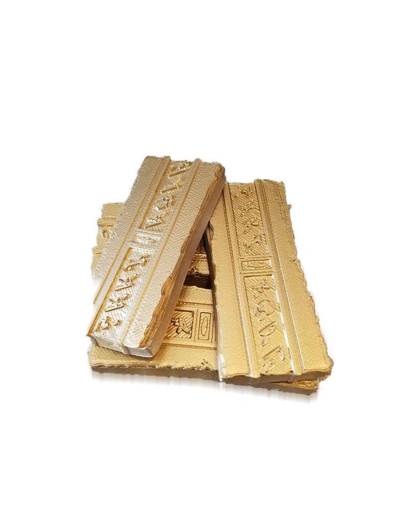 Latinum Slips Strips Bars and Bricks_Gold Pressed Etsy