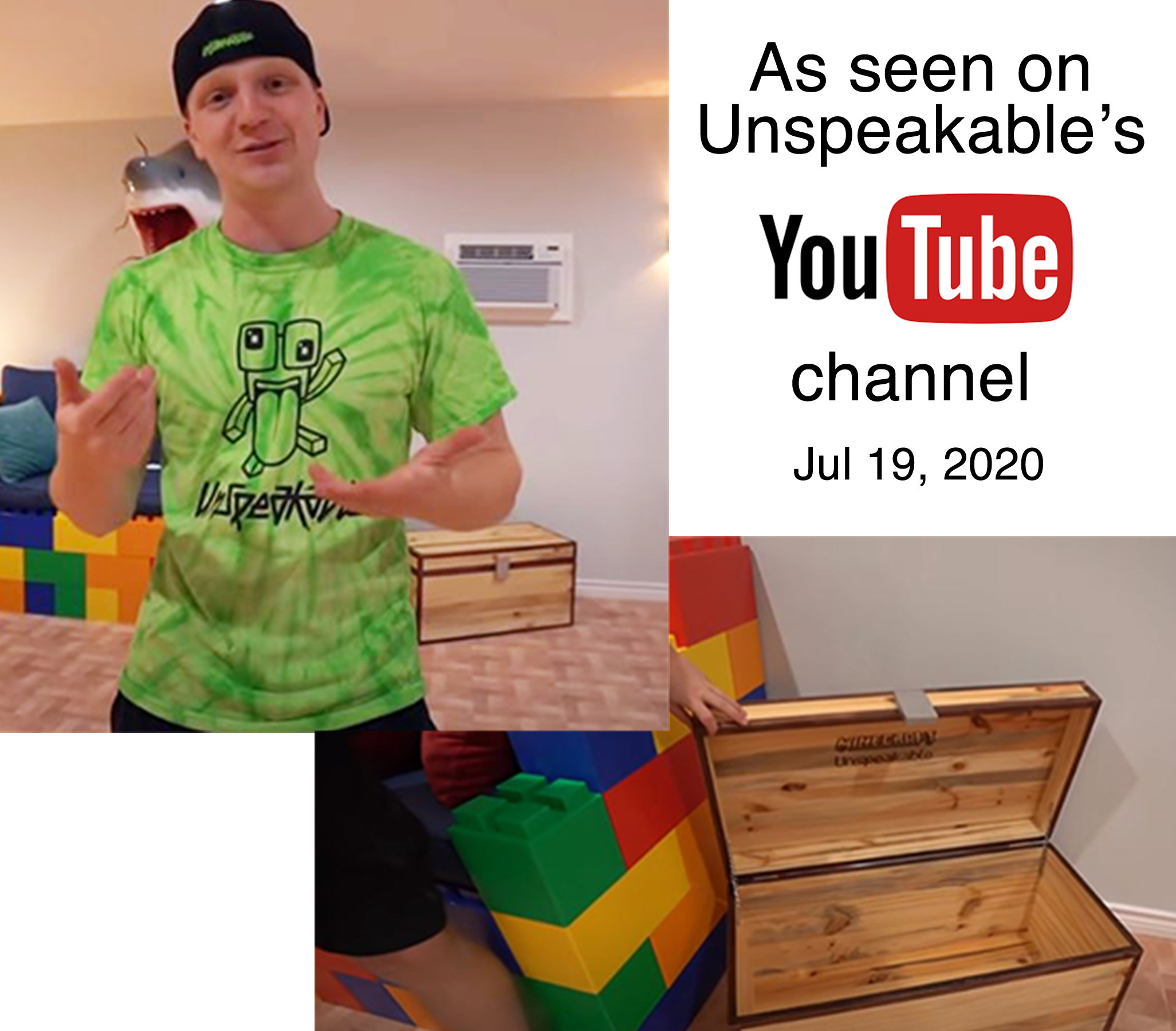 New Minecraft Inspired Trunk Solid Wood Furniture Etsy