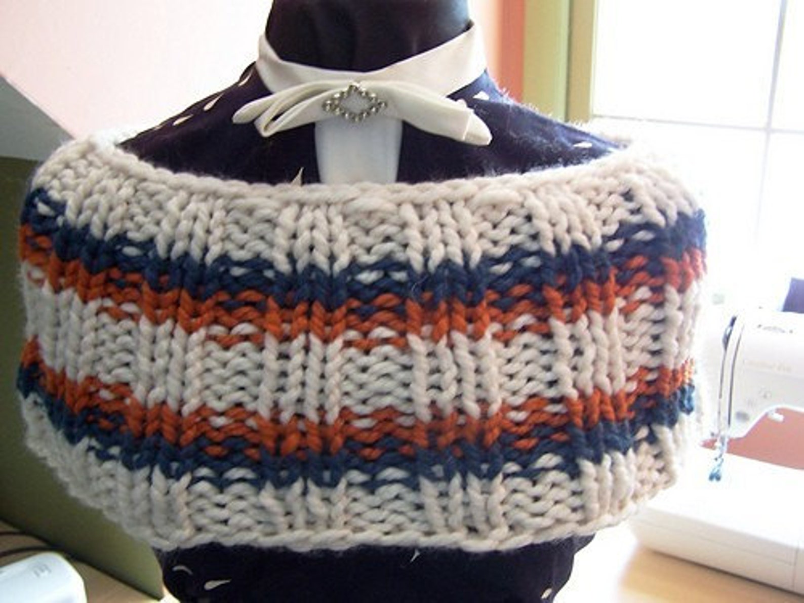 PATTERN Super Bulky Ribbed Neck Warmer Etsy